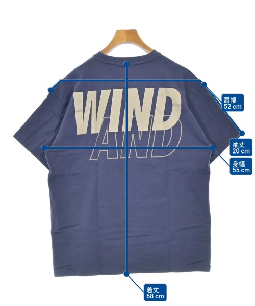 WIND AND SEA（ウィンダンシー）Tシャツ・カットソー 紫 サイズ:L メンズ/2200720471342