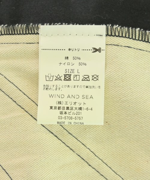 WIND AND SEA（ウィンダンシー）カーゴパンツ 黒 サイズ:L メンズ/2200723810315