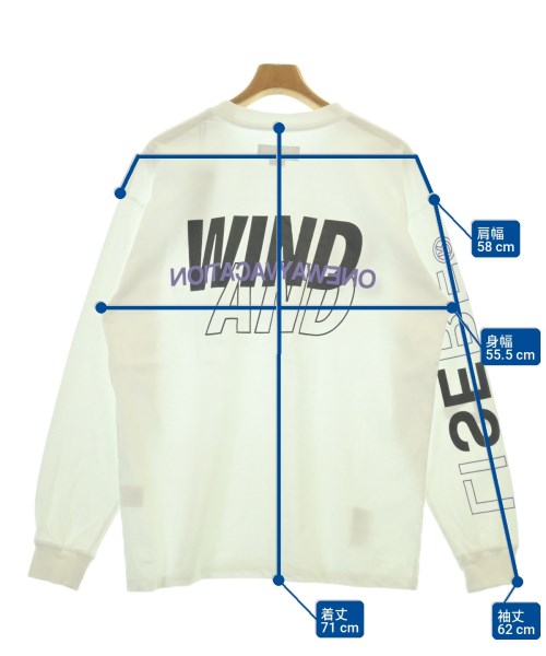 WIND AND SEA（ウィンダンシー）Tシャツ・カットソー 白 サイズ:L メンズ/2200724542031