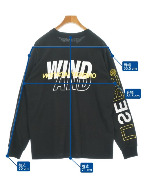WIND AND SEA（ウィンダンシー）Tシャツ・カットソー 黒 サイズ:M メンズ/2200724542079