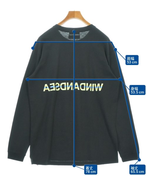 WIND AND SEA（ウィンダンシー）Tシャツ・カットソー 黒 サイズ:L メンズ/2200724542086