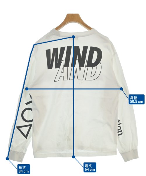 WIND AND SEA（ウィンダンシー）Tシャツ・カットソー 白 サイズ:S メンズ/2200682419024