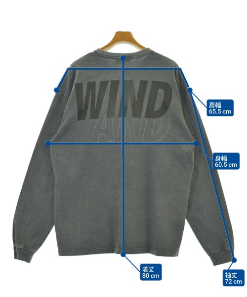 WIND AND SEA（ウィンダンシー）Tシャツ・カットソー グレー サイズ:XL メンズ/2200686419013