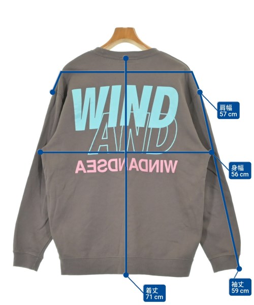 WIND AND SEA（ウィンダンシー）スウェット 茶 サイズ:L メンズ/2200688383084