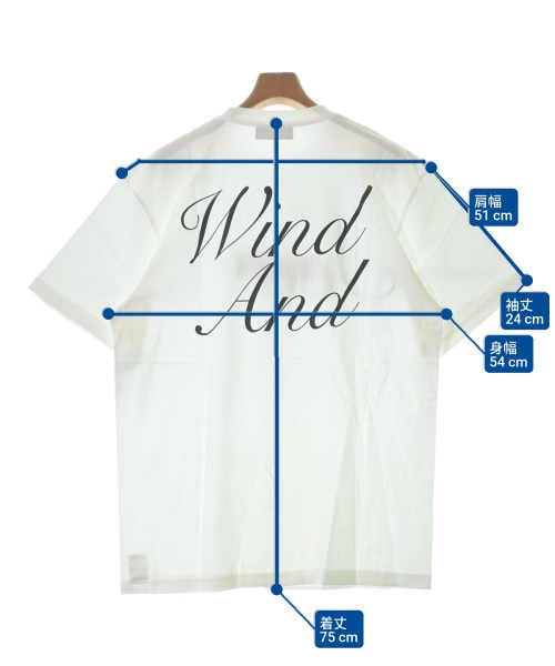 WIND AND SEA（ウィンダンシー）Tシャツ・カットソー 白 サイズ:L メンズ/2200691530048