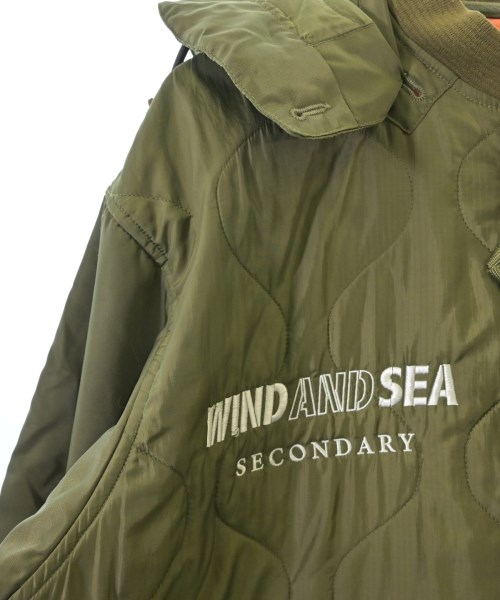 WIND AND SEA（ウィンダンシー）ダウンコート カーキ サイズ:-(XL位) メンズ/2200691951027