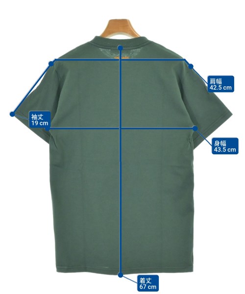 WIND AND SEA（ウィンダンシー）Tシャツ・カットソー 緑 サイズ:S レディース/2200693429043