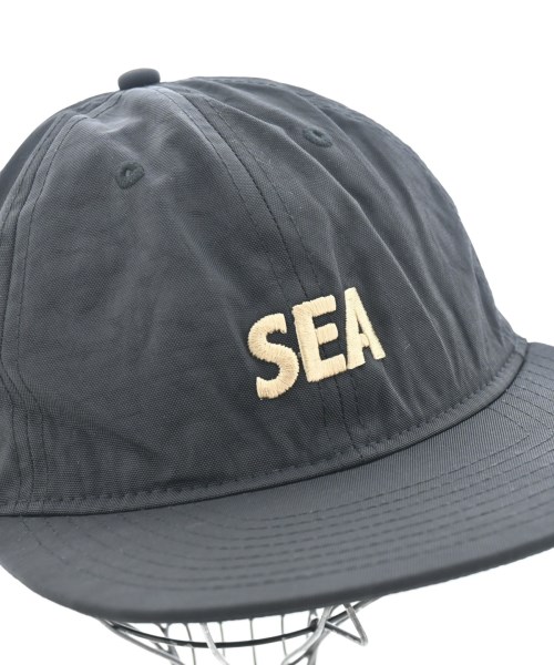 WIND AND SEA（ウィンダンシー）キャップ 黒 サイズ:F メンズ/2200693429081
