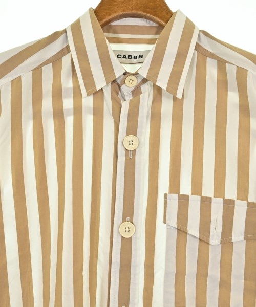 CABaN（キャバン）カジュアルシャツ ベージュ サイズ:M メンズ/2200626508067