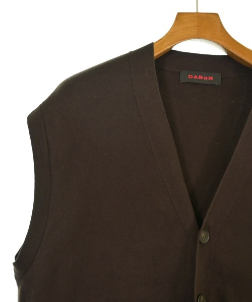 CABaN（キャバン）ベスト 茶 サイズ:L メンズ/2200655095057