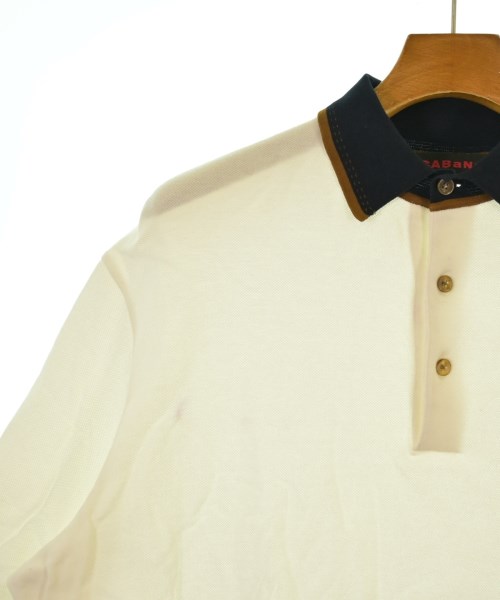 CABaN（キャバン）ポロシャツ 白 サイズ:L メンズ/2200645504095