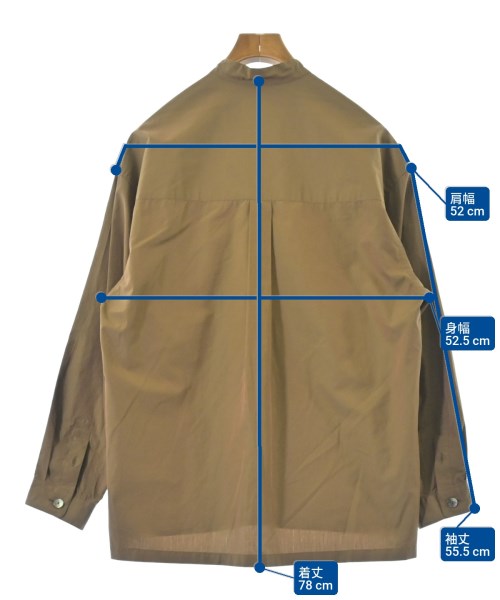 CABaN（キャバン）カジュアルシャツ 茶 サイズ:S メンズ/2200660643038