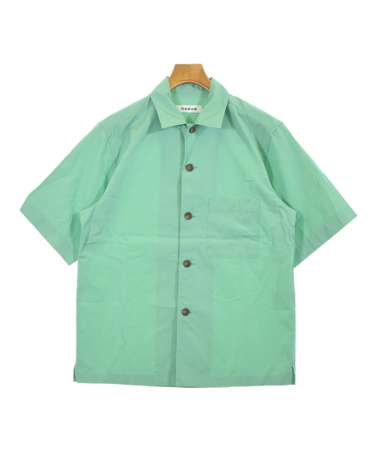 CABaN キャバン カジュアルシャツ メンズ 【古着】【中古】 CABaN（キャバン）カジュアルシャツ 緑 サイズ:M メンズ/2200644189415