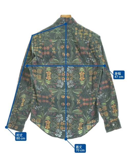 CABaN（キャバン）カジュアルシャツ 緑 サイズ:S メンズ/2200636189409