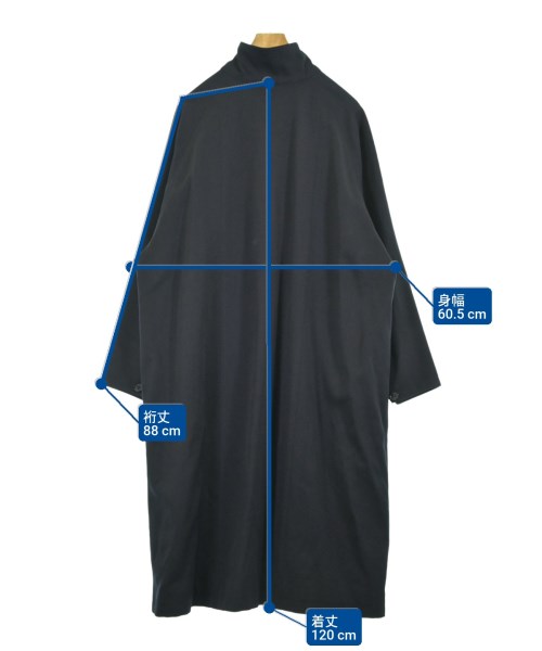 CABaN（キャバン）ステンカラーコート 黒 サイズ:M メンズ/2200662755012