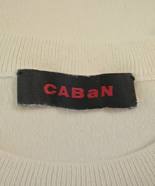 CABaN（キャバン）ニット・セーター 白 サイズ:M メンズ/2200666468222
