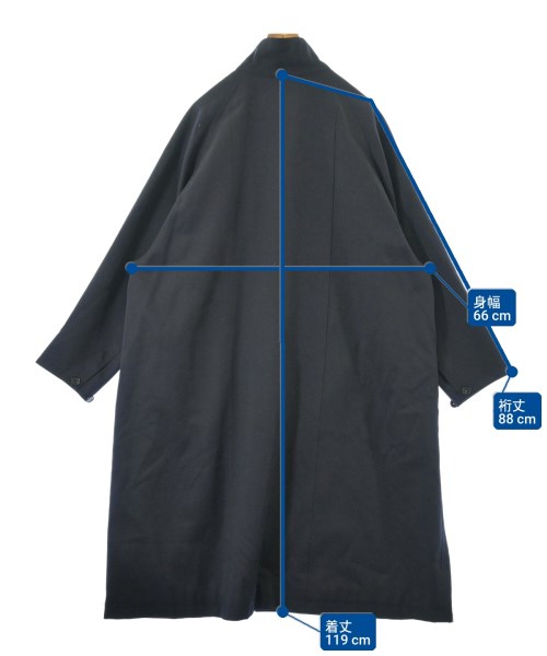 CABaN（キャバン）ステンカラーコート 紺 サイズ:M メンズ/2200671232016