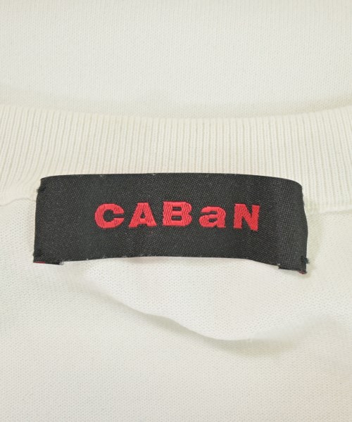 CABaN（キャバン）Tシャツ・カットソー 白 サイズ:L メンズ/2200734014030