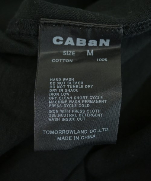 CABaN（キャバン）Tシャツ・カットソー 黒 サイズ:M メンズ/2200719085024