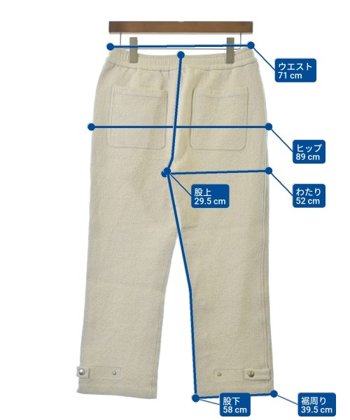CABaN（キャバン）スウェットパンツ 白 サイズ:M メンズ/2200639631455