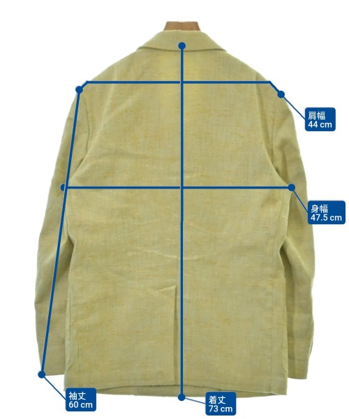 CABaN（キャバン）カジュアルジャケット 黄 サイズ:S レディース/2200621341010