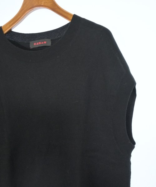 CABaN（キャバン）ベスト/ノースリーブ 黒 サイズ:S レディース/2200672193101