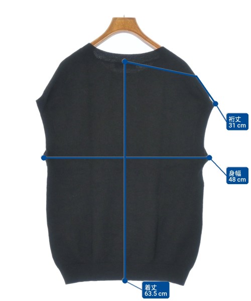 CABaN（キャバン）ベスト/ノースリーブ 黒 サイズ:S レディース/2200672193101