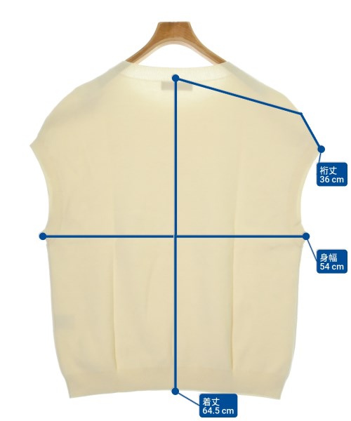 CABaN（キャバン）ベスト/ノースリーブ 白 サイズ:M レディース/2200673876041