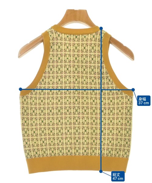 CABaN（キャバン）ベスト 黄 サイズ:F レディース/2200661106075