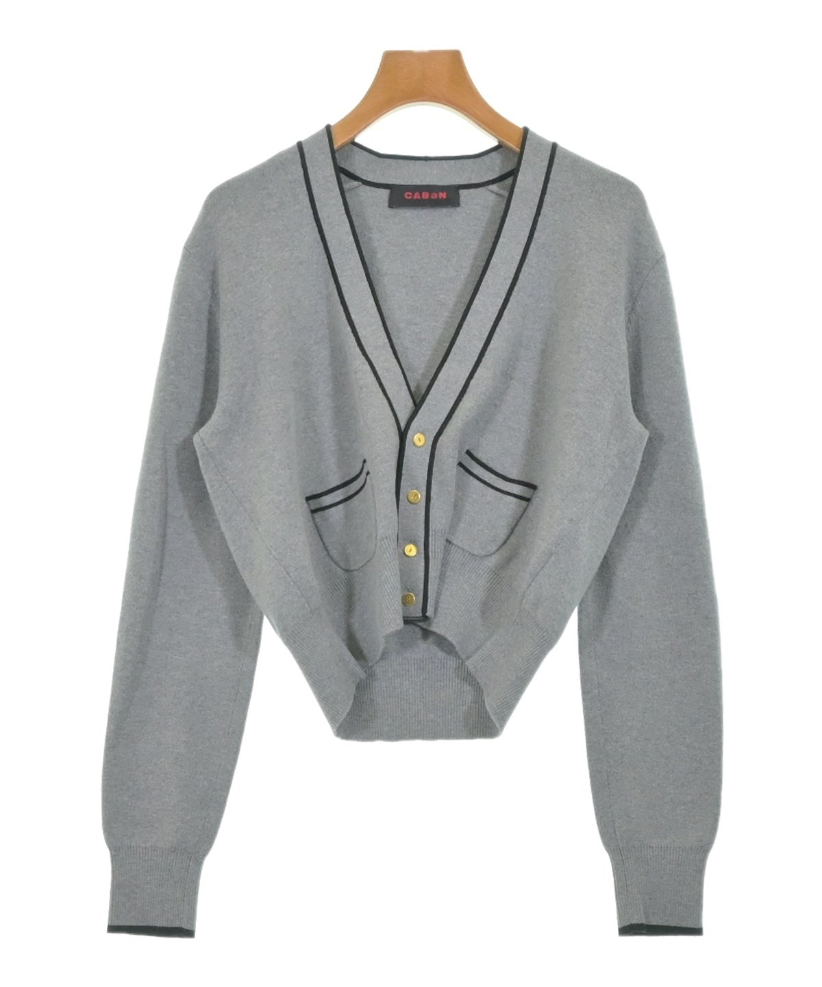 CABaN（キャバン）カーディガン グレー サイズ:F レディース