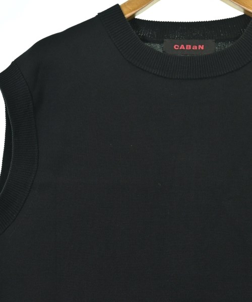 CABaN（キャバン）ベスト/ノースリーブ 黒 サイズ:F レディース/2200661823071