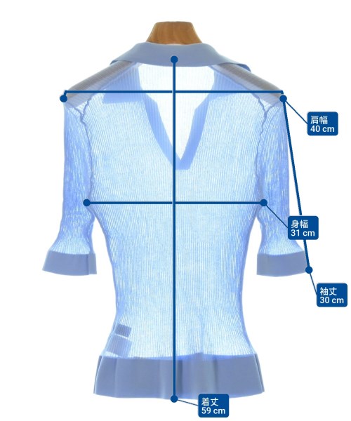 CABaN（キャバン）ニット・セーター 青 サイズ:F レディース/2200665858192