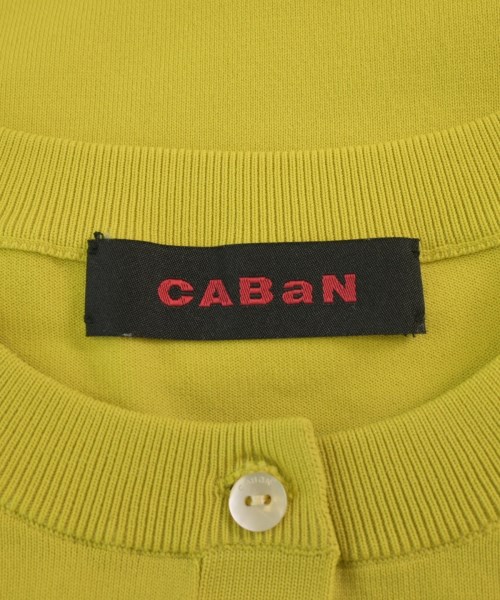 CABaN（キャバン）カーディガン 黄 サイズ:S レディース/2200727797094