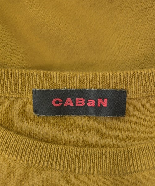 CABaN（キャバン）ニット・セーター 黄 サイズ:F レディース/2200733375156