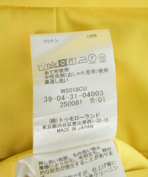 CABaN（キャバン）スラックス 黄 サイズ:S レディース/2200726111044