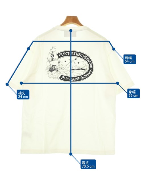Paris Saint-Germain（パリサンジェルマン）Tシャツ・カットソー 白 サイズ:XL メンズ/2200691304045