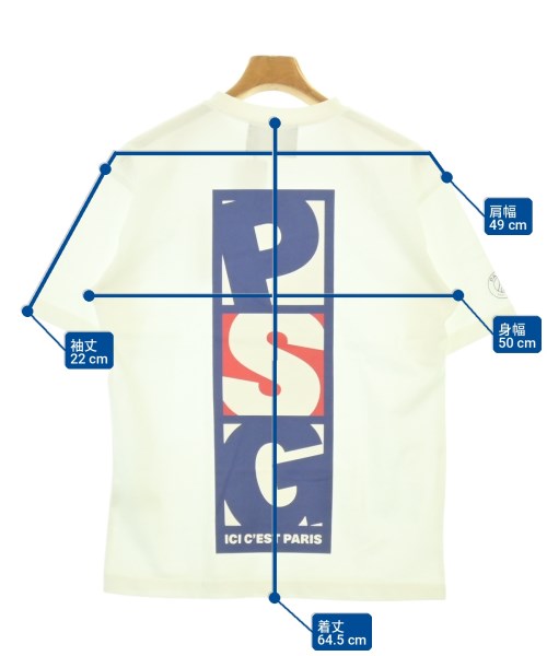 Paris Saint-Germain（パリサンジェルマン）Tシャツ・カットソー 白 サイズ:S メンズ/2200717802081