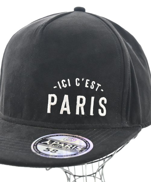 Paris Saint-Germain（パリサンジェルマン）キャップ 黒 サイズ:58 メンズ/2200684183107