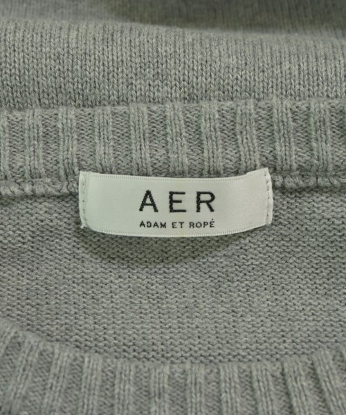 AER ADAM ET ROPE'（エーイーアール　アダムエロペ）ニット・セーター グレー サイズ:L レディース/2200621510218