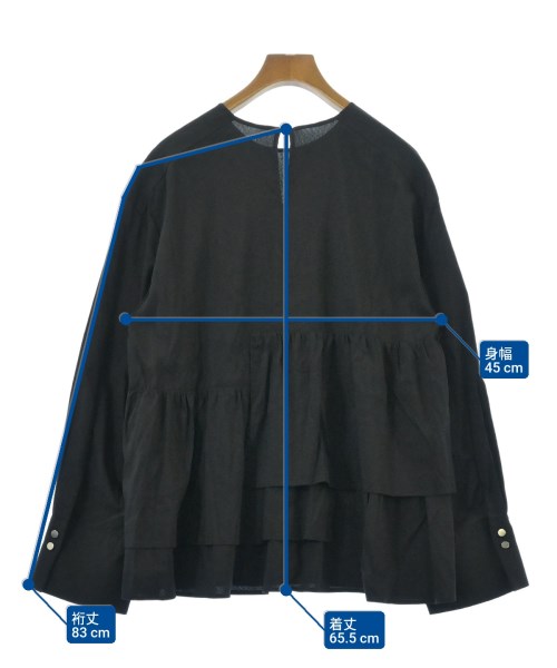 AER ADAM ET ROPE'（エーイーアール　アダムエロペ）ブラウス 黒 サイズ:F レディース/2200630538029