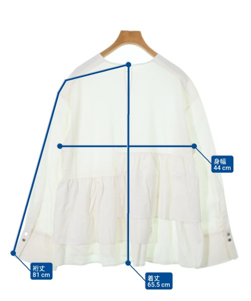 AER ADAM ET ROPE'（エーイーアール　アダムエロペ）ブラウス 白 サイズ:F レディース/2200630538036