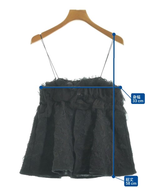 AER ADAM ET ROPE'（エーイーアール　アダムエロペ）ベスト 黒 サイズ:F レディース/2200611106025