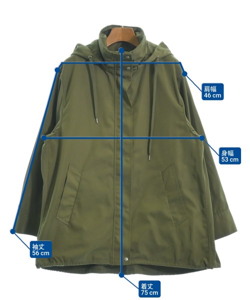 AER ADAM ET ROPE'（エーイーアール　アダムエロペ）モッズコート カーキ サイズ:F レディース/2200620186056