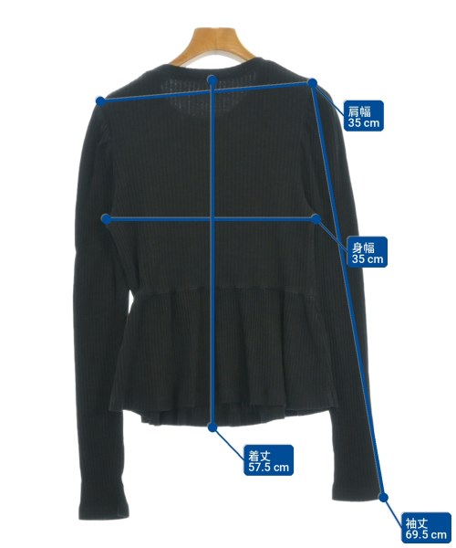AER ADAM ET ROPE'（エーイーアール　アダムエロペ）Tシャツ・カットソー 黒 サイズ:F レディース/2200698808089