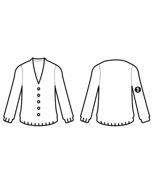 AER ADAM ET ROPE'（エーイーアール　アダムエロペ）カーディガン グレー サイズ:F レディース/2200654255018