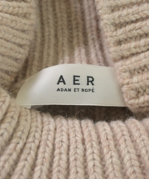 AER ADAM ET ROPE'（エーイーアール　アダムエロペ）ニット・セーター ベージュ サイズ:F レディース/2200662176015