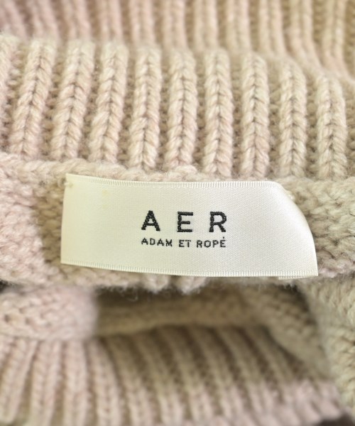 AER ADAM ET ROPE'（エーイーアール　アダムエロペ）ニット・セーター ベージュ サイズ:F レディース/2200713316032