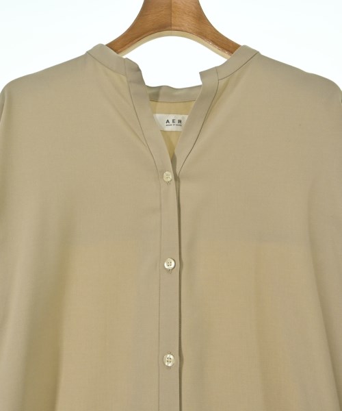 AER ADAM ET ROPE'（エーイーアール　アダムエロペ）シャツワンピース ベージュ サイズ:F レディース/2200641914027