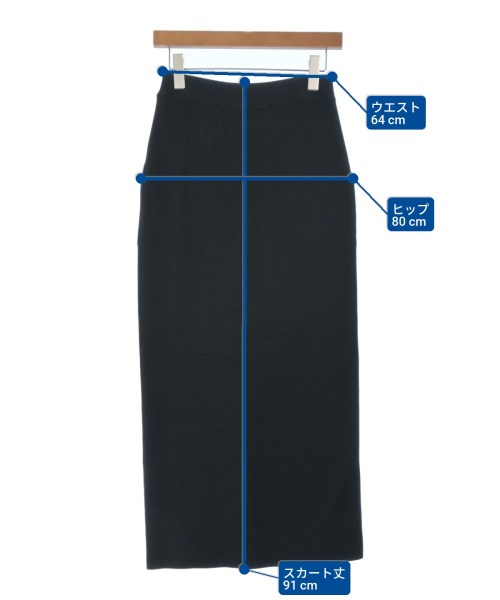 AER ADAM ET ROPE'（エーイーアール　アダムエロペ）ロング・マキシ丈スカート 黒 サイズ:F レディース/2200662773054