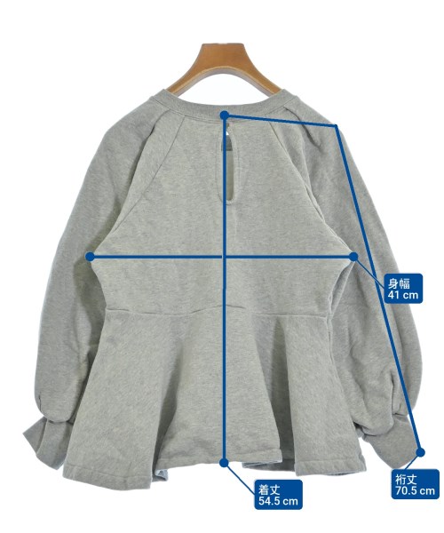 AER ADAM ET ROPE'（エーイーアール　アダムエロペ）スウェット グレー サイズ:F レディース/2200664834104